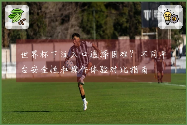 世界杯下注入口选择困难？不同平台安全性和操作体验对比指南
