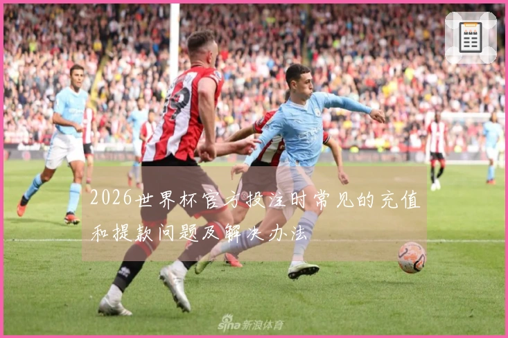 2026世界杯官方投注时常见的充值和提款问题及解决办法