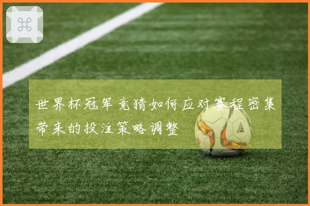 世界杯冠军竞猜如何应对赛程密集带来的投注策略调整