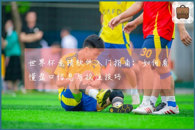 世界杯竞猜软件入门指南:如何看懂盘口信息与投注技巧
