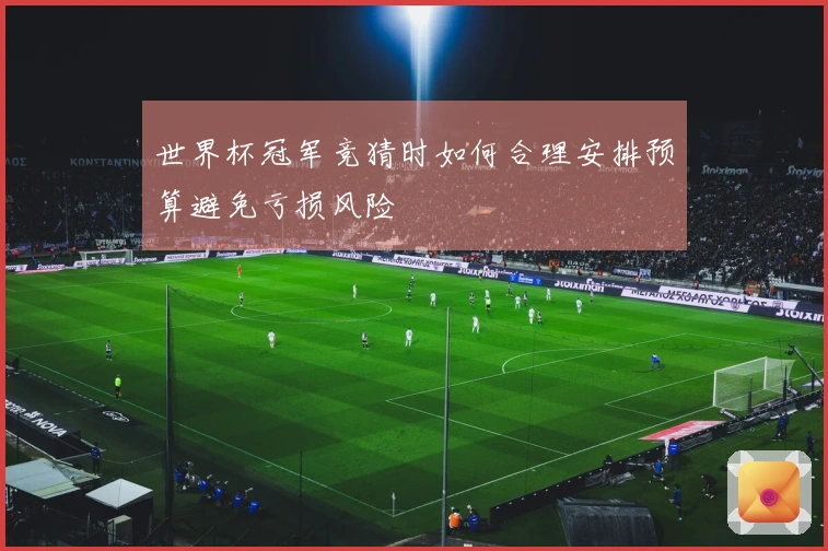世界杯冠军竞猜时如何合理安排预算避免亏损风险